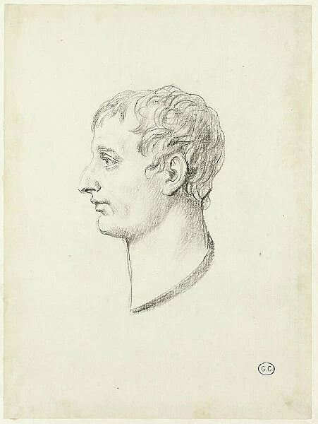 Profile of Napoleon, c. 1810. Creator: Jacques-Louis David