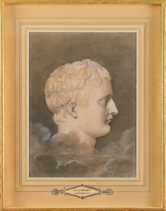 Framed Print : Profile of Napoleon I Bonaparte (1769-1821), 1812 Framed Print : Profile of Napoleon I Bonaparte (1769-1821), 1812