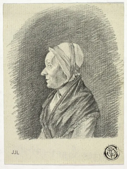 Framed Print : Profile of Old Woman in Cap, n.d. Creator: Pieter Gaal Framed Print : Profile of Old Woman in Cap, n.d. Creator: Pieter Gaal