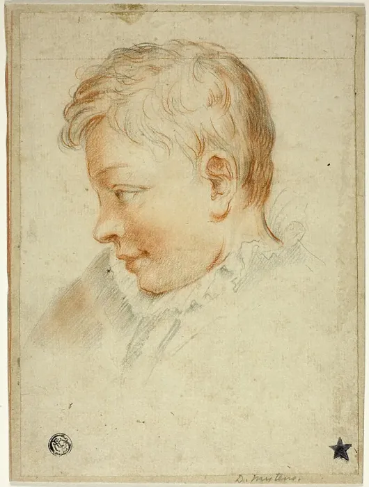 Framed Print : Profile Portrait of Boy, n.d. Creator: Daniel Mytens Framed Print : Profile Portrait of Boy, n.d. Creator: Daniel Mytens