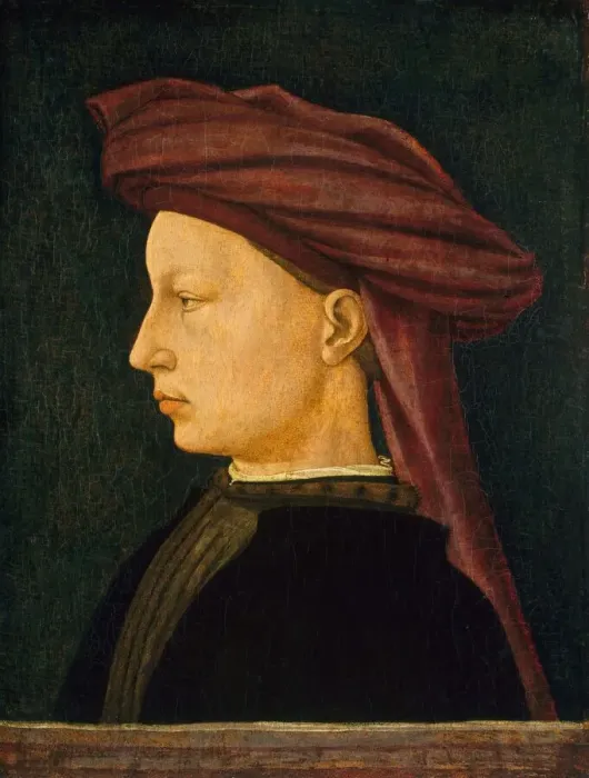 Framed Print : Profile Portrait of a Young Man, 1430 / 1450. Creator: Unknown Framed Print : Profile Portrait of a Young Man, 1430 / 1450. Creator: Unknown