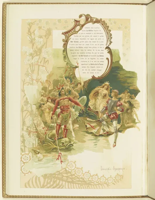 Framed Print : Program for the ballet La Perle by Marius Petipa and Riccardo Drigo, 1896. Creator Framed Print : Program for the ballet La Perle by Marius Petipa and Riccardo Drigo, 1896. Creator