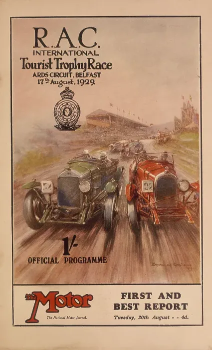 Framed Print : A programme for the RAC International Tourist Trophy Race, Belfast, Northern Ireland, 1929 Framed Print : A programme for the RAC International Tourist Trophy Race, Belfast, Northern Ireland, 1929