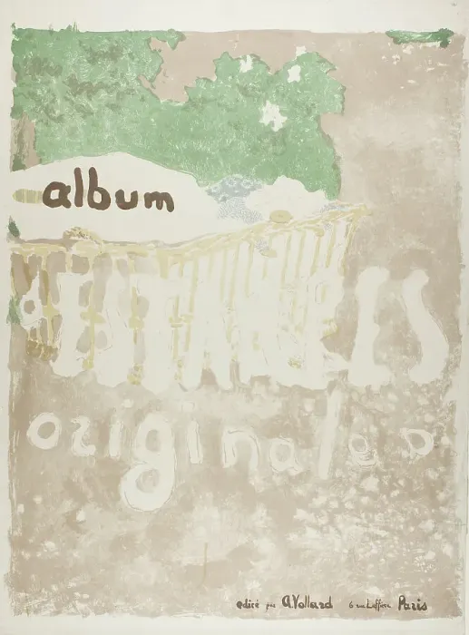Framed Print : Project for a Cover of a Printed Portfolio, c. 1899. Creator: Edouard Vuillard Framed Print : Project for a Cover of a Printed Portfolio, c. 1899. Creator: Edouard Vuillard