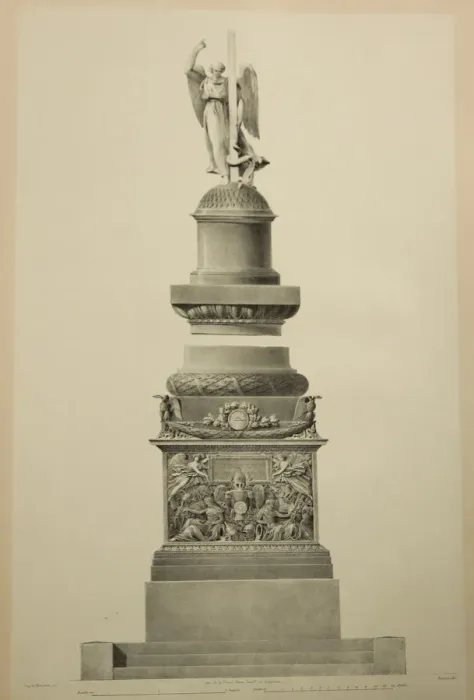 Framed Print : Project of the Monument Consecrated to the Memory of the Emperor Alexander I, 1829 Framed Print : Project of the Monument Consecrated to the Memory of the Emperor Alexander I, 1829