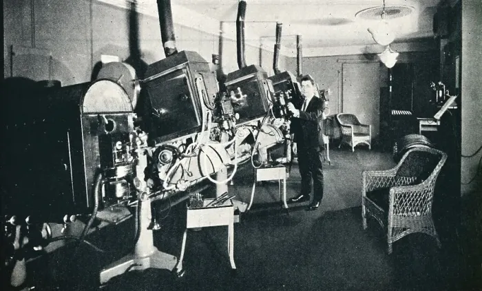 Framed Print : Projection room, Capitol Theatre, Detroit, Michigan, 1925 Framed Print : Projection room, Capitol Theatre, Detroit, Michigan, 1925