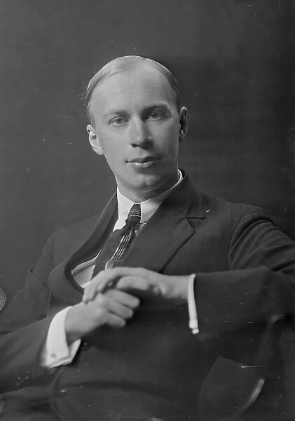 Prokofieff, portrait photograph, 1918 Sept. 27. Creator: Arnold Genthe