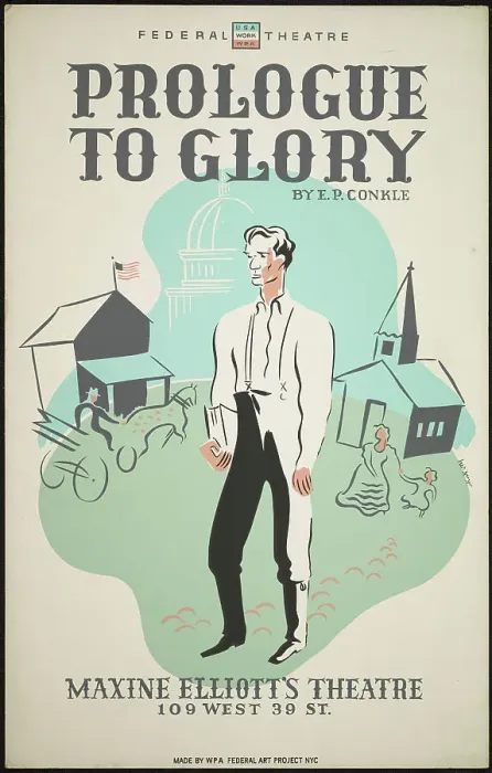 Framed Print : Prologue to Glory 1, New York, 1938. Creator: Unknown Framed Print : Prologue to Glory 1, New York, 1938. Creator: Unknown