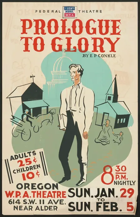 Framed Print : Prologue to Glory, Portland, OR, 1938. Creator: Unknown Framed Print : Prologue to Glory, Portland, OR, 1938. Creator: Unknown