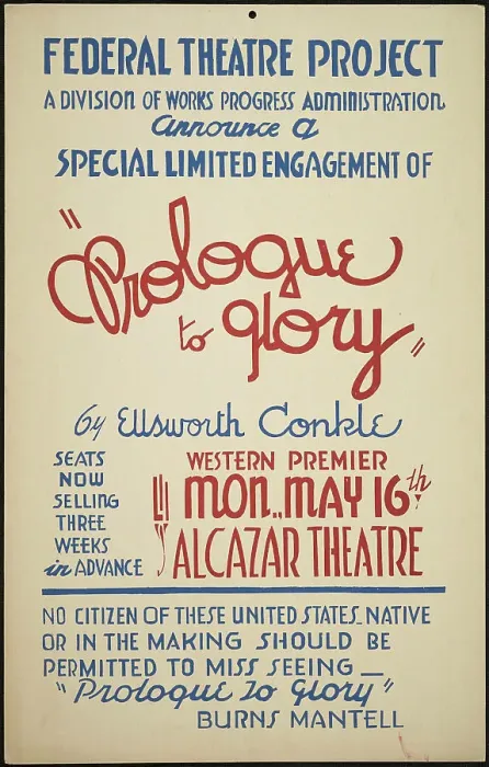 Framed Print : Prologue to Glory, San Francisco, 1938. Creator: Unknown Framed Print : Prologue to Glory, San Francisco, 1938. Creator: Unknown
