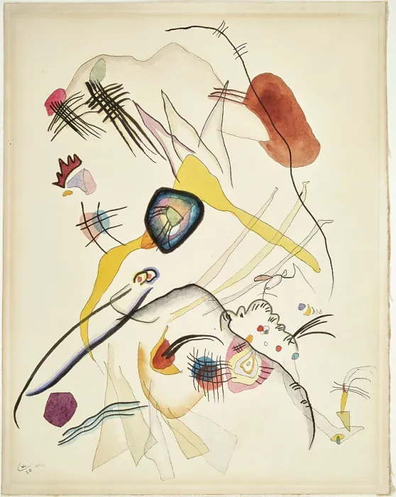 Framed Print : Promenade, 1920. Creator: Kandinsky, Wassily Vasilyevich (1866-1944) Framed Print : Promenade, 1920. Creator: Kandinsky, Wassily Vasilyevich (1866-1944)