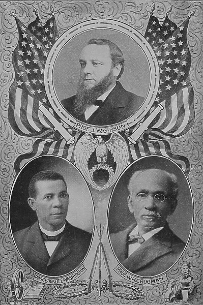 Three prominent educators and authors, 1902. Creator: Unknown