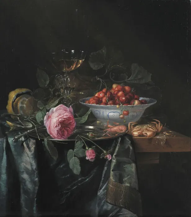 Framed Print : Pronk Still life, 1630-1660. Creator: Pieter de Ring Framed Print : Pronk Still life, 1630-1660. Creator: Pieter de Ring