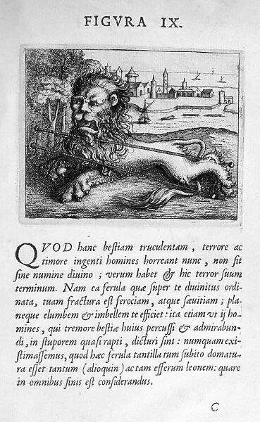 Prophecy figure IX from Prognosticatio Eximii Doctoris Paracelsi, 1536. Artist: Theophrastus Bombastus von Hohenheim Paracelsus