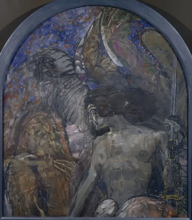 Framed Print : Prophet, 1898. Artist: Vrubel, Mikhail Alexandrovich (1856-1910) Framed Print : Prophet, 1898. Artist: Vrubel, Mikhail Alexandrovich (1856-1910)