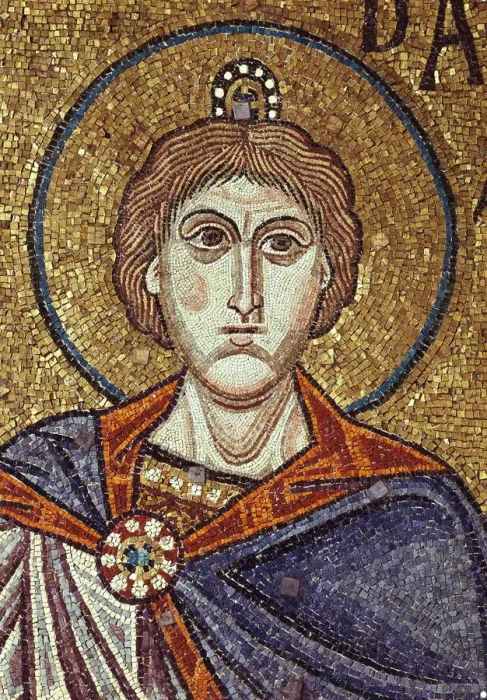 Framed Print : The Prophet Daniel (Detail of Interior Mosaics in the St. Marks Basilica), 12th century. Artist: Byzantine Master Framed Print : The Prophet Daniel (Detail of Interior Mosaics in the St. Marks Basilica), 12th century. Artist: Byzantine Master