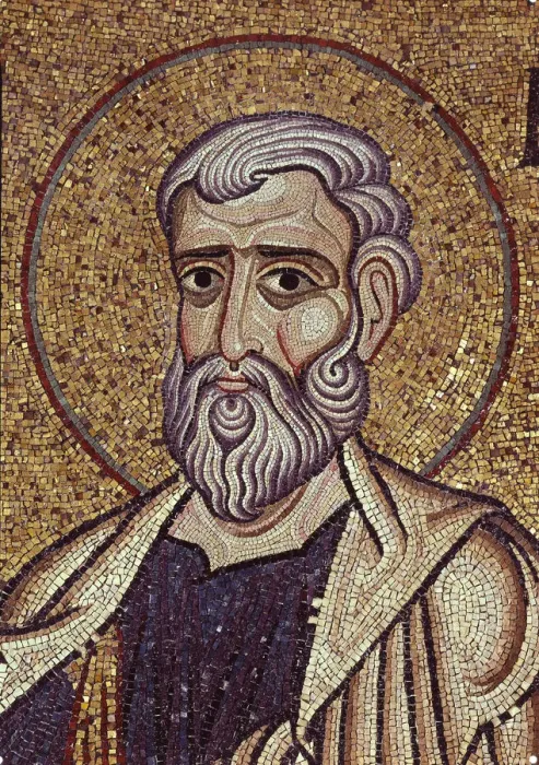 Framed Print : The Prophet Haggai (Detail of Interior Mosaics in the St. Marks Basilica), 12th century. Artist: Byzantine Master Framed Print : The Prophet Haggai (Detail of Interior Mosaics in the St. Marks Basilica), 12th century. Artist: Byzantine Master