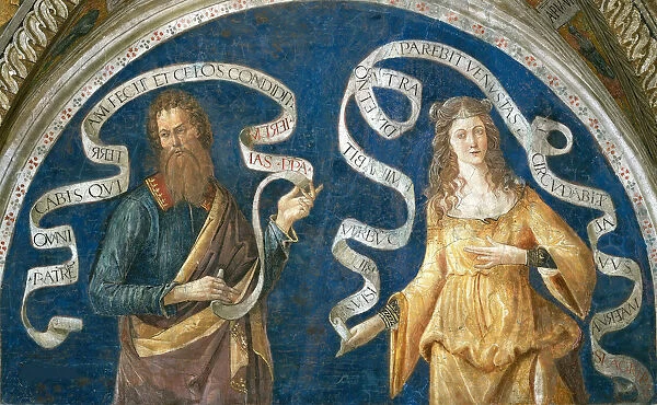 The Prophet Jeremiah and the Agrippine Sibyl, 1492-1495