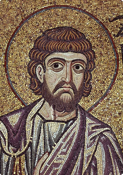 The Prophet Zechariah (Detail of Interior Mosaics in the St. Marks Basilica), 12th century. Artist: Byzantine Master