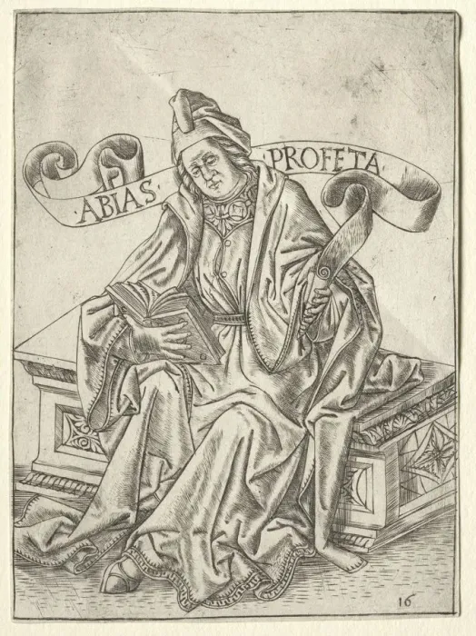 Framed Print : The Prophets: Obadiah, c. 1470-1475. Creator: Baccio Baldini (Italian, c. 1436-1487) Framed Print : The Prophets: Obadiah, c. 1470-1475. Creator: Baccio Baldini (Italian, c. 1436-1487)