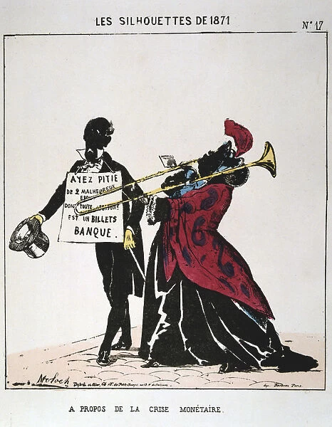 A Propos de la Crise Monetaire, 1871. Artist: Moloch