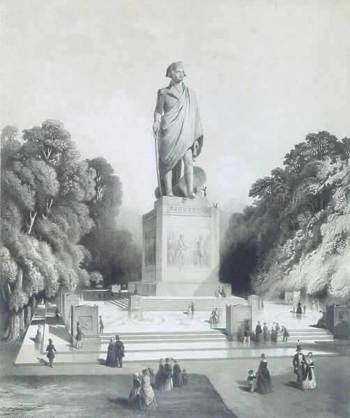 Proposed Colossal Statue of George Washington for the City of New York, 1845. Creator: G