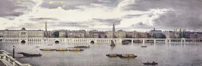 Framed Print : Proposed view of the River Thames, London, 1825. Artist: Thomas Mann Baynes Framed Print : Proposed view of the River Thames, London, 1825. Artist: Thomas Mann Baynes