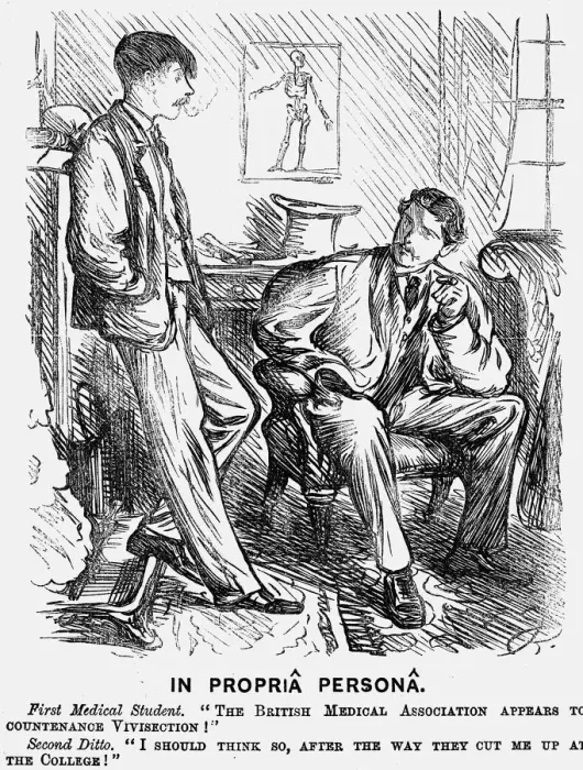 Framed Print : In Propria Persona, 1875. Artist: Charles Samuel Keene Framed Print : In Propria Persona, 1875. Artist: Charles Samuel Keene