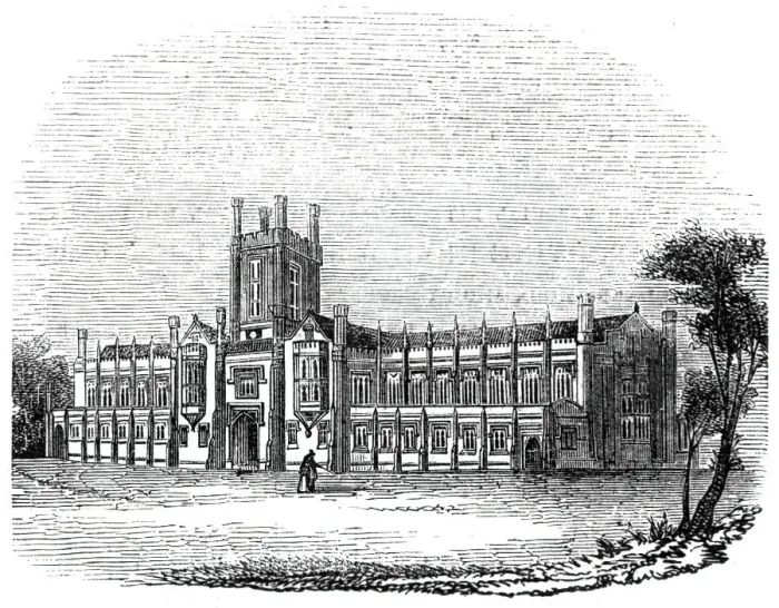 Framed Print : The Proprietary College, Cheltenham, 1844. Creator: Unknown Framed Print : The Proprietary College, Cheltenham, 1844. Creator: Unknown