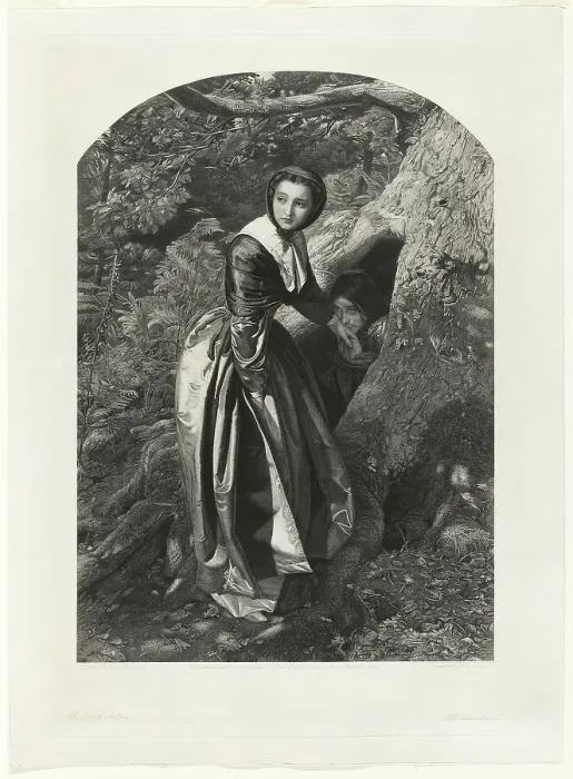 Framed Print : The Proscribed Royalist, 1858. Creator: William Henry Simmons Framed Print : The Proscribed Royalist, 1858. Creator: William Henry Simmons