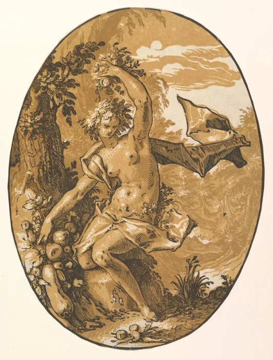 Framed Print : Proserpina, 1594. Creator: Hendrik Goltzius Framed Print : Proserpina, 1594. Creator: Hendrik Goltzius