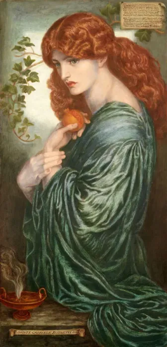 Framed Print : Proserpine, 1882. Creator: Dante Gabriel Rossetti