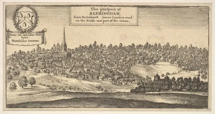 Framed Print : The Prospect of Bermingham, from Ravenshurst (neere London-road) on the South-east part Framed Print : The Prospect of Bermingham, from Ravenshurst (neere London-road) on the South-east part