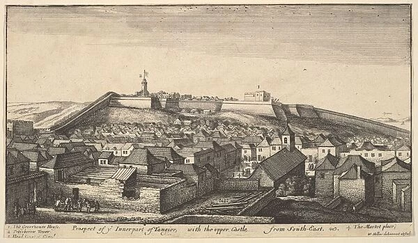 Prospect of the inner part of Tangier, ca. 1670. Creator: Wenceslaus Hollar