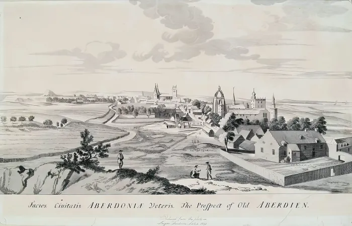 Framed Print : The Prospect of Old Aberdeen, 1814. Creator: Unknown Framed Print : The Prospect of Old Aberdeen, 1814. Creator: Unknown