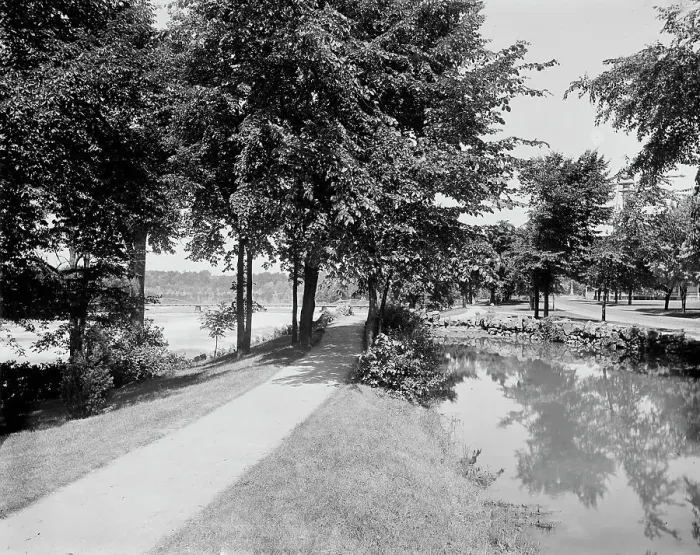 Framed Print : Prospect Park, between 1890 and 1899. Creator: Unknown Framed Print : Prospect Park, between 1890 and 1899. Creator: Unknown