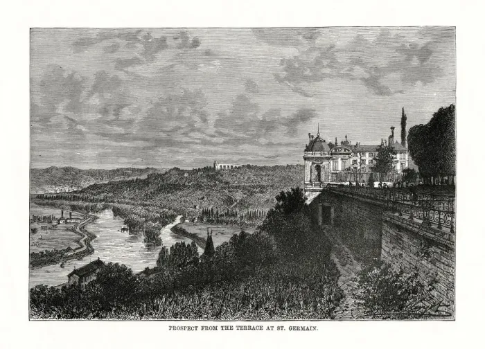 Framed Print : Prospect from the Terrace at St Germain, France, 1879 Framed Print : Prospect from the Terrace at St Germain, France, 1879