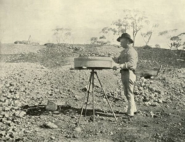 Prospecting a Lease, 1901. Creator: Unknown