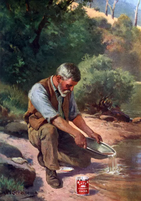 Framed Print : The Prospector, 1908-1909. Artist: Jan Hendrik Scheltema Framed Print : The Prospector, 1908-1909. Artist: Jan Hendrik Scheltema