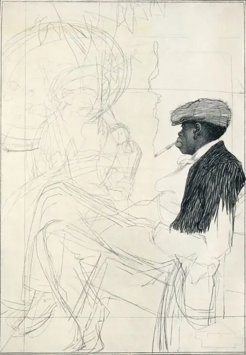 Framed Print : Prosperity - Stage I, c1920. Artist: Warwick Reynolds Framed Print : Prosperity - Stage I, c1920. Artist: Warwick Reynolds