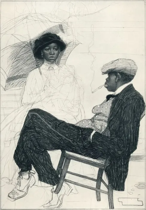 Framed Print : Prosperity - Stage III, c1920. Artist: Warwick Reynolds