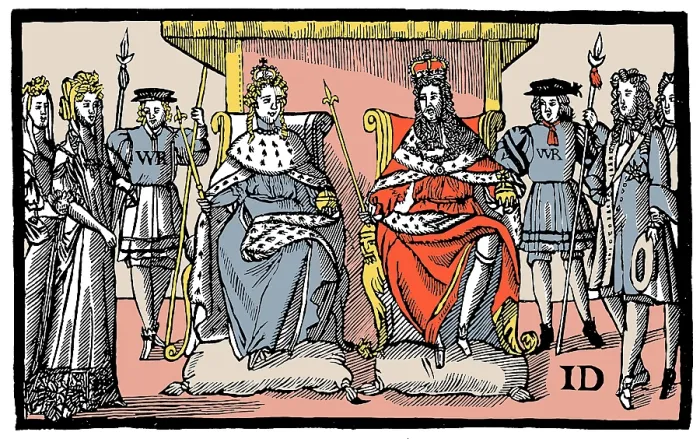 Framed Print : The Protestants Joy: or, An Excellent New Song on the Glorious. Coronation of King William... 1869. Creator: Anonymous Framed Print : The Protestants Joy: or, An Excellent New Song on the Glorious. Coronation of King William... 1869. Creator: Anonymous