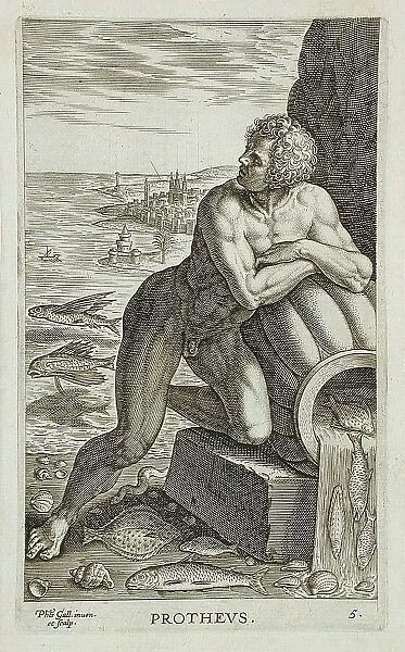 Protheus, 1586. Creator: Philip Galle