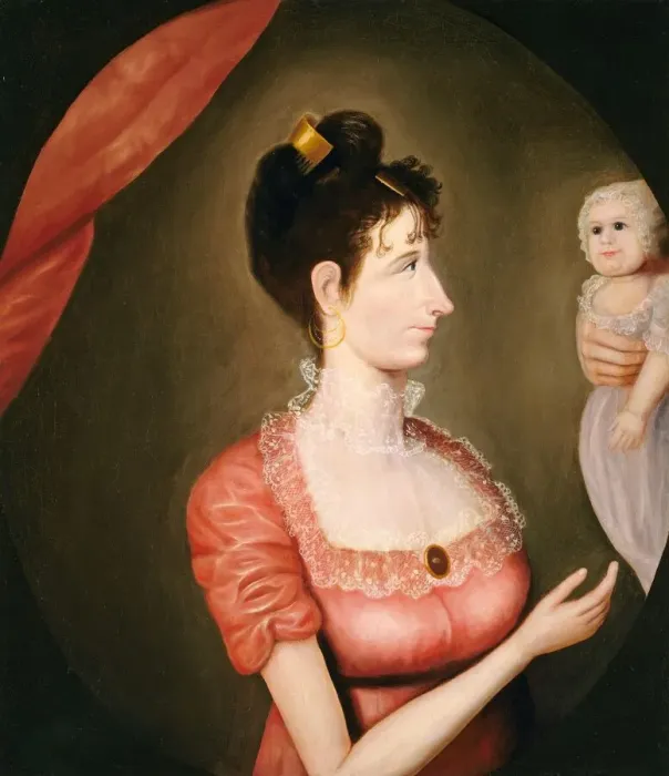 Framed Print : The Proud Mother, c. 1810. Creator: Unknown Framed Print : The Proud Mother, c. 1810. Creator: Unknown