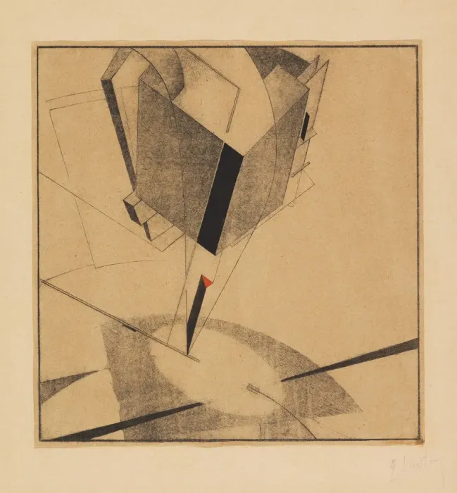 Framed Print : Proun 5A, 1919. Creator: Lissitzky, El (1890-1941) Framed Print : Proun 5A, 1919. Creator: Lissitzky, El (1890-1941)