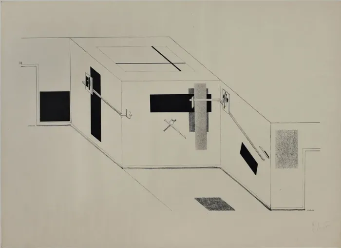 Framed Print : Proun. Artist: Lissitzky, El (1890-1941) Framed Print : Proun. Artist: Lissitzky, El (1890-1941)