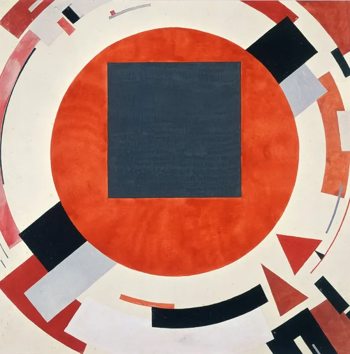 Framed Print : Proun, ca 1923. Artist: Lissitzky, El (1890-1941)