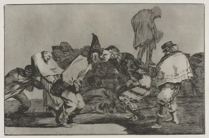 Framed Print : The Proverbs: Carnival Folly, 1864. Creator: Francisco de Goya (Spanish, 1746-1828) Framed Print : The Proverbs: Carnival Folly, 1864. Creator: Francisco de Goya (Spanish, 1746-1828)