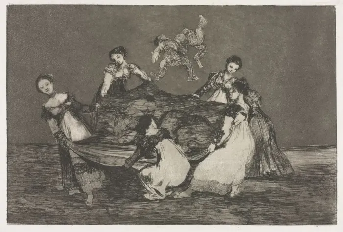 Framed Print : The Proverbs: Feminine Folly, 1864. Creator: Francisco de Goya (Spanish, 1746-1828) Framed Print : The Proverbs: Feminine Folly, 1864. Creator: Francisco de Goya (Spanish, 1746-1828)