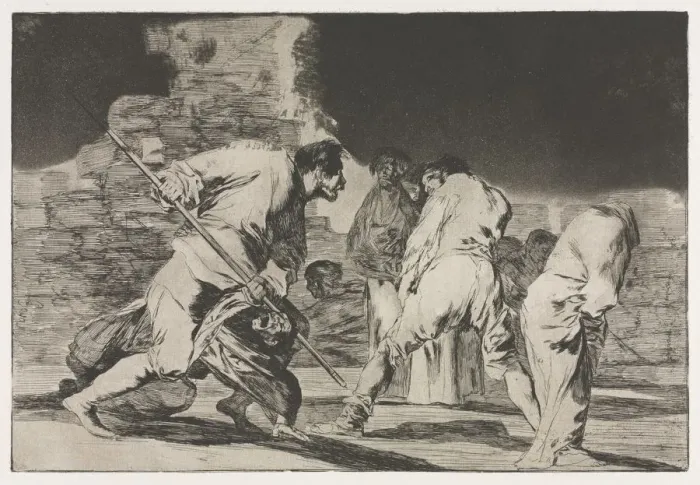 Framed Print : The Proverbs: The Folly of Fury, 1864. Creator: Francisco de Goya (Spanish, 1746-1828) Framed Print : The Proverbs: The Folly of Fury, 1864. Creator: Francisco de Goya (Spanish, 1746-1828)
